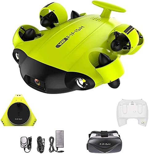 Skyteey Drone מתחת למים, מנעול תנועה-כיוונית-כיוונית ומנעול יציבה, עם מצלמת UHD של 4K, מסלול ראש VR,