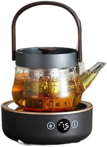 Zhiwei חכם קרמיקה חכמה קרמיקה תנונית תה יצרנית זכוכית רתיחה קומקום קומקום סט תה תה כפרי תה 智蔚 智能 静音 电 陶炉 煮 茶器 玻璃