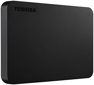 Toshiba HDTB410XK3AA CANVIO יסודות 1TB כונן קשיח חיצוני נייד USB 3.0, שחור עם יסודות קנביו 2TB