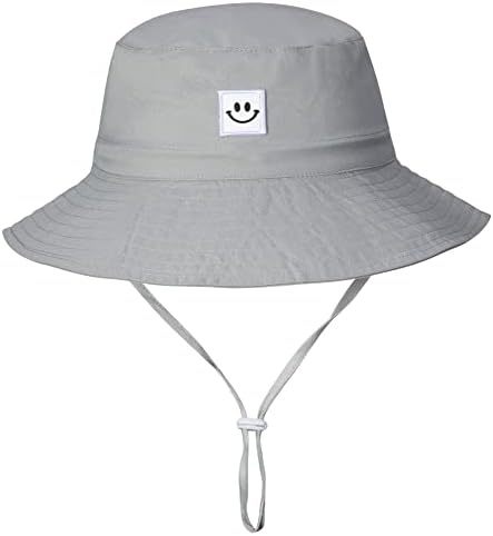Maxnova Baby Sun Hat Smile Face upf 50+ כובע דלי פעוטות לבנות בנות 0-7 שנים