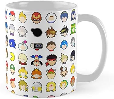 Super Smash Bros Ultimate Stock Icons ספל קפה 11oz & 15oz כוסות תה קרמיקה