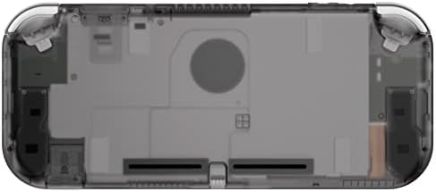 מעטפת החלפת DIY שחורה ברורה קיצונית עבור Nintendo Switch Lite, דיור בקר כף יד NSL עם מגן מסך, כיסוי מארז מותאם
