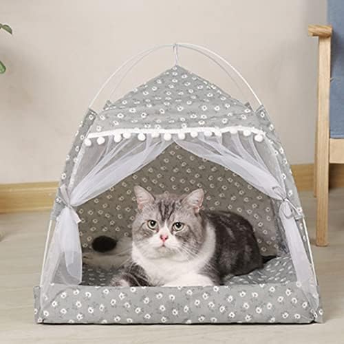 חיות מחמד אוהל מיטת חתול בית מפנק מוצרים עבור אביזרים לחיות מחמד קומפי מרגיע חתול מיטות לכלבים קטנים מיטת