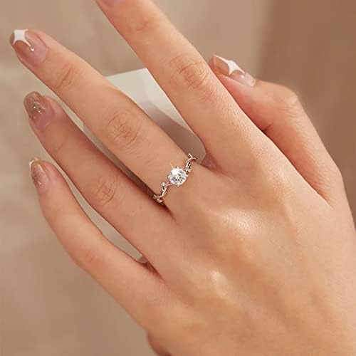 2023 זירקוניה לנשים בלינג טבעת יהלום מעורבות טבעת טבעת טבעת טבעת