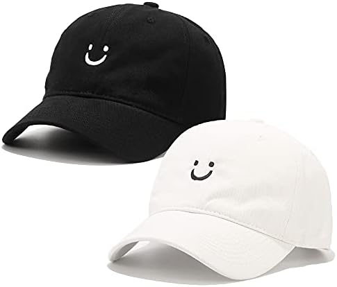 Voilipex 2 חבילה כובע בייסבול לנשים גברים פרופיל נמוך כותנה אבא כובע כובע רגיל מתכוונן