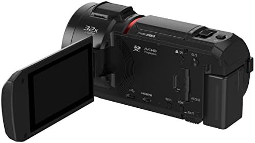 Panasonic Panasonic HC-VX1 4K מצלמת וידיאו, עדשת Leica Dicomar 24X, חיישן BSI 1/2.5 , שלוש מערכות ייצב O.I.S.