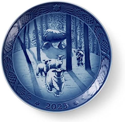 רויאל קופנהגן 1066049 2023 מהדורה חג המולד זמן ביער 7.1 סנטימטרים, כחול