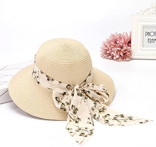 חוף מתקפל מגן כובע גבירותיי שמש כובעי קיץ רחב קש כובע הגנת קיץ כובע שמש כובע 50 + כובעי תקליטונים