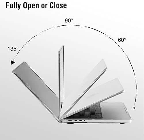 Blueswan תואם 2023-2021 MacBook Pro 16 אינץ 'דגם Case A2780 A2485 M2 M1 PRO/MAX קליפ, הגנה מלאה של מארז פלסטיק