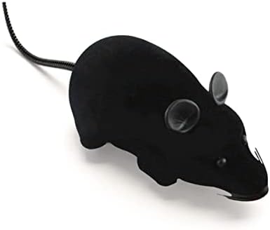 צעצוע חתול עכבר העבר אוטומטי, צעצועים אינטראקטיביים לחתולים אלחוטיים עכבר עכבר מזויף עכבר עכבר עכבר