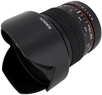Rokinon 10 ממ F2.8 ED כ- NCS CS Ultra Hard Angle עדשה עבור Canon EF-M Mount Mount Compact מצלמות