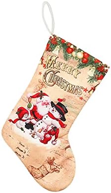 גרביים לחג חג מולד מתלה משפחה לקישוטי דפוס חג המולד מחזיקי קישוט משובצים גרביים אדום עיצוב הבית קישוטים