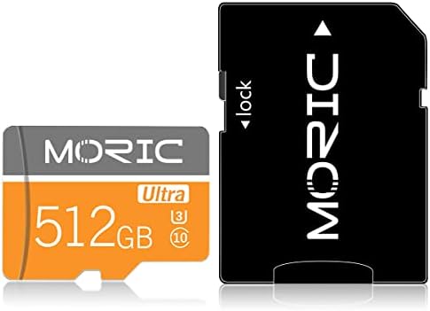 כרטיס זיכרון מיקרו 512 ג ' יגה-בייט עם מתאם עם כרטיס זיכרון מתאם כרטיס זיכרון במהירות גבוהה 10 לטלפון נייד, מצלמת