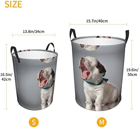 גורים כלבים הדפסת גדול כביסה סל עם ידית מתקפל מים הוכחת כביסת לחדר שינה,אמבטיה קטן