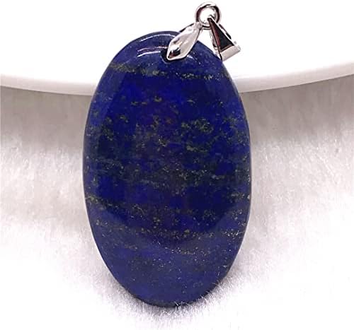 טבעי כחול מלכותי לאפיס לאזולי אבן נדירה תכשיטים תליון לאישה גבר אהבה אהבה עושר מזל מתנה קריסטל 35x21x8