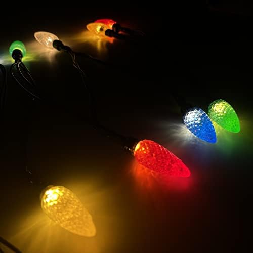 עונה על LED נורות חג המולד כבל USB C, כבל טעינה מסוג USB לסוג C, אורות רב-צבעוניים בגודל 50