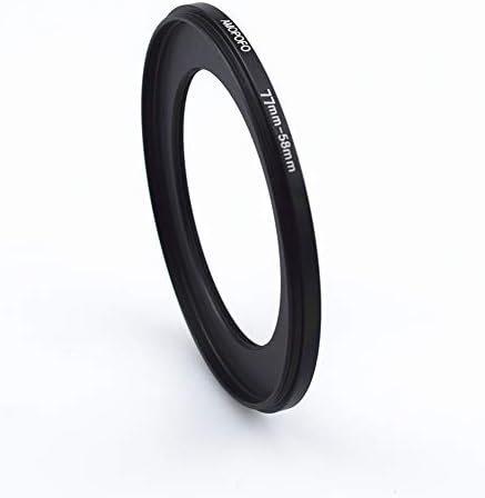 77 ממ עד 58 ממ /77 ממ-58 ממ מדרגה מתאם מסנן טבעת לכל המותגים UV, ND, CPL, מתאם טבעת מתכת מדרג
