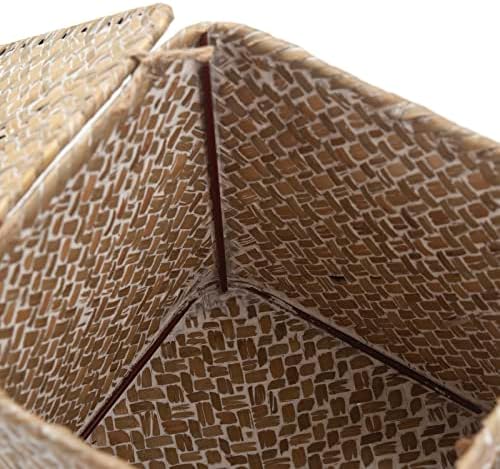 מכסה קופסת רקמות של עגב ים מכסה מחזיק מפית ארוג דקורטיבי לחווה אמבטיה