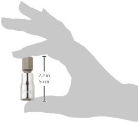 SK Hand כלי 41411 3/8 אינץ 'כונן משושה שקע ביט, 12 ממ, כרום