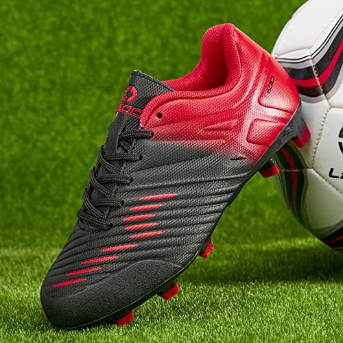 נעלי כדורגל של Leoci לבנים סוליות כדורגל ורודות נושמות פעוטות נושמת מגפי כדורגל שחורים לנעלי