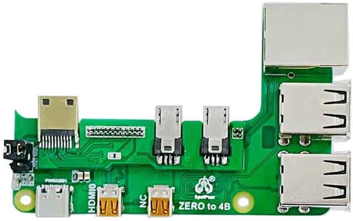 Raspberry Pi Zero 2W עד 4B מתאם ממשק אפס ל- PI4 USB Hub RJ45 Ethernet