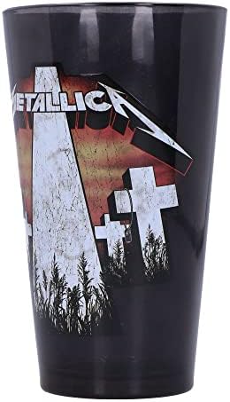 נמסיס מורשה כעת רשמית Metallica Master of Puppets Glass, שחור, 14.8 סמ