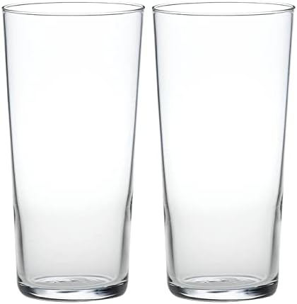 Toyo Sasaki Glass G101-T293 זכוכית כוסית, סט ארוך, דק כוס, מיוצר ביפן, מדיח כלים בטוח, ברור, 13.5 פל ', סט