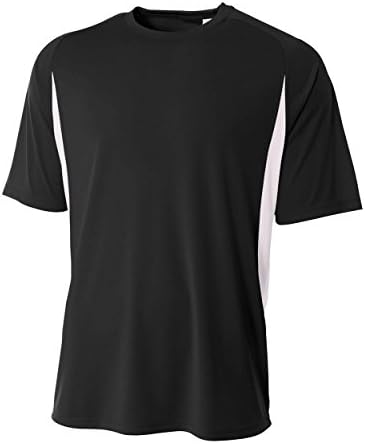 חולצת טריקו של חסימת צבע עם ביצועים בעלי ביצועים גבוהים של גברים
