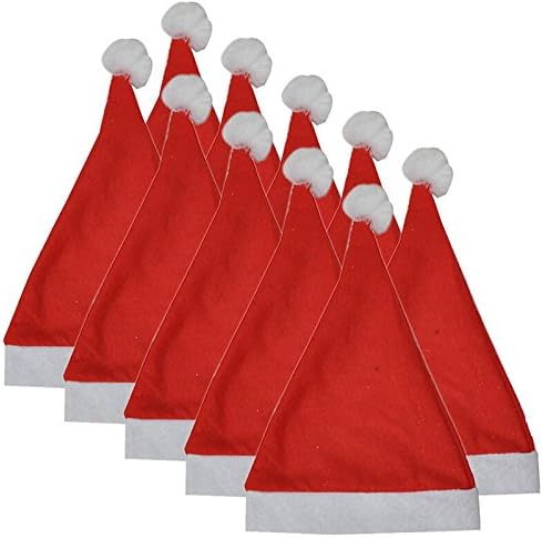 10 יחידות חג המולד מסיבת סנטה כובע אדום ועבור סנטה כובע מדפי עבור כובעי בייסבול