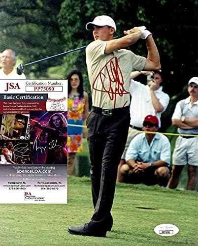 צ'רלס האוול III חתימה יד חתימה 8x10 צילום JSA מוסמך PP75090 מאסטרס PGA סיור גולף גולף