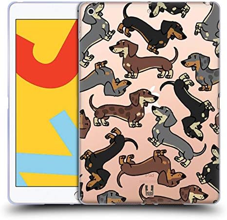 עיצובי מקרה ראש מעצבים דפוסי גזע כלבים של כלבים 3 מארז ג'ל רך תואם ל- Apple iPad 10.2 2019/2020/2021