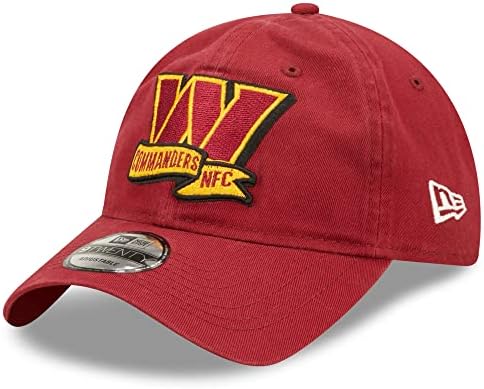 עידן חדש פעוט בורג'ונדי וושינגטון מפקדים 2022 קו צד 9 כובע מתכוונן