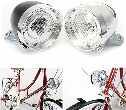 אורות אופניים עוצמתיים מעורפלים אור וינטג 'פנס קדמי אופניים לאופניים לאופניים LED 3 אורות אופניים לחג המולד