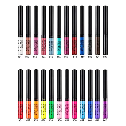 עיניים אייליינר עפרונות צבעוני 34 עט עיפרון פרל אייליינר בצבע אוניית אייליינר ג ' ל גליטר צלליות צבעים לנשים עיפרון