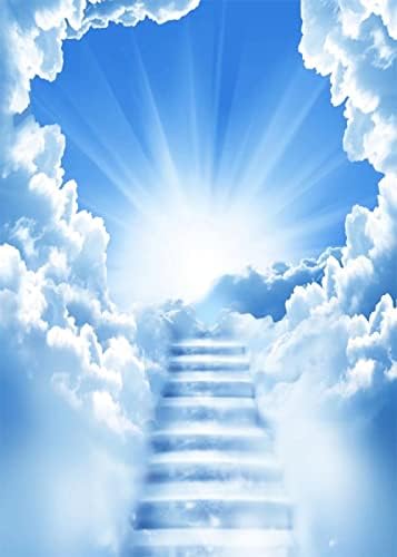 בלקו 5 על 7 רגל בד גן עדן רקע מדרגות לגן עדן רקע צילום גן עדן מדרגות אור קדוש פסחא רקע גן עדן נשלח