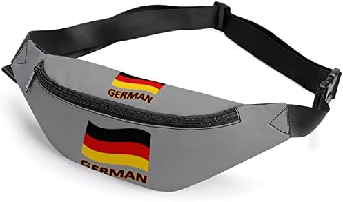 גרמניה דגל טרנדי פאני חבילה עמיד למים קרוסבודי מותניים תיק מתכוונן חגורת עבור נסיעה טיולים רכיבה
