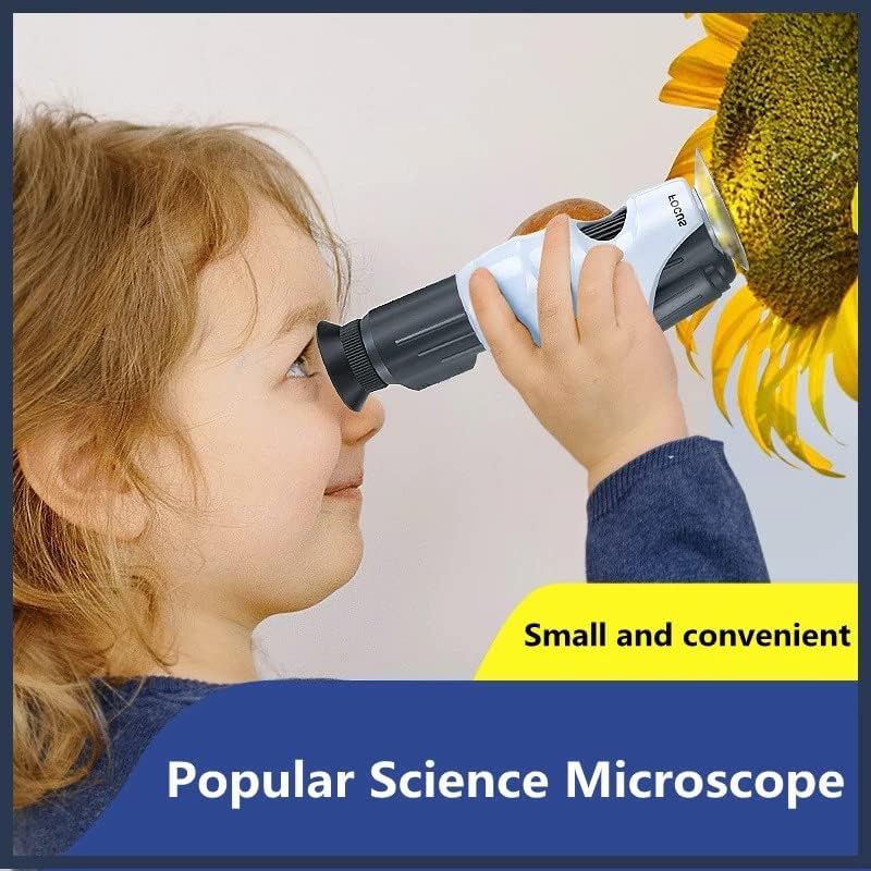 מיקרוסקופ טלפון נייד פי 100 עם קליפ טלפון נייד, מיקרוסקופ כף יד זכוכית מגדלת, ניסוי מדעי לילדים