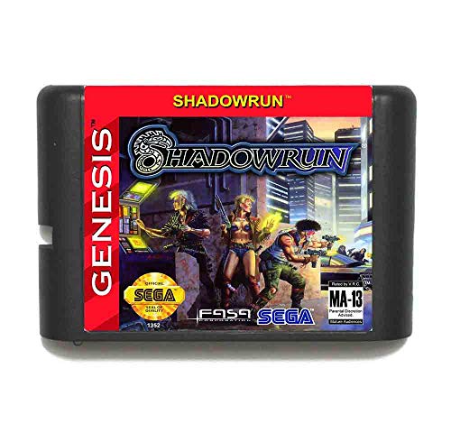 Shadow Run Md 16 BIT כרטיס משחק עבור Sega Mega Drive עבור genesis-ntsc-u