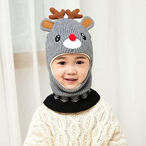 פעוט כובע חורפי תינוק כובע חם כובע חזה בנות מרופדות בנים ילדים מצוירים