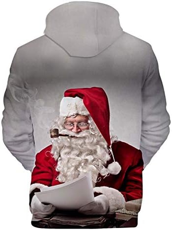 2022 גברים הוד סוודר זוג של חג המולד 3 ד דיגיטלי הדפסת ארוך שרוול צמר נים סווטשירט מעיל חולצה חולצות