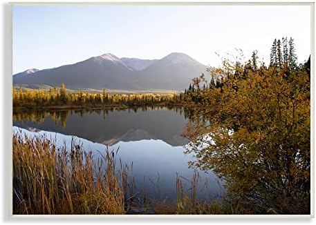 תעשיות סטופל עוצרות נשימה של אגם הרים השתקפות צילום נוף, עיצוב מאת קרול רובינסון