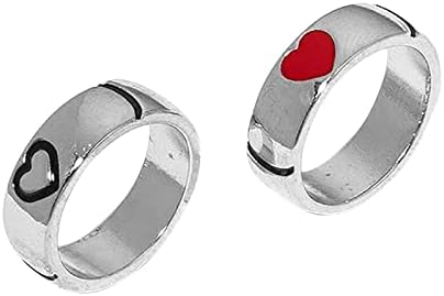 טבעות אירוסין לנשים לנשים פשוטות ואוהבות אופנה טבעות טבעת מגמה מגמה בצורת לב טבעת חג האהבה מתנה