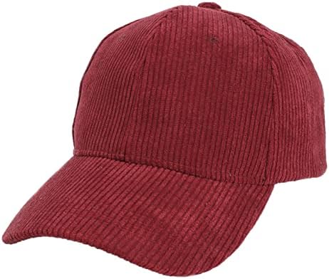 בציר אופנה קורדרוי כובע מצחיות נהג משאית כובע רגיל בייסבול כובע ניטראלי כובעי כובעי מגן קיץ מוצק בייסבול