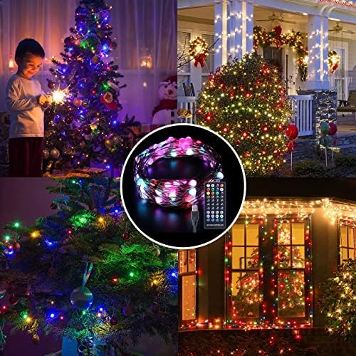 CQEEBB LED יום חג המולד מצב רוח חוט אור מקשט עץ חג מולד ייחודי