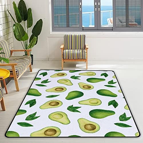 זוחל שטיח מקורה משחק אבוקדו לסלון חדר שינה חינוכי חינוך חינוכי שטיחים שטיחים 80x58 אינץ '