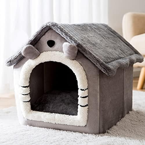רך חתול מיטת בית כלב חתול חורף בית נשלף כרית סגור לחיות מחמד אוהל לגורי גור ספקי