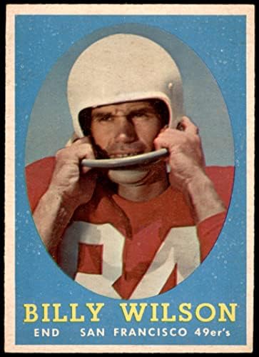 1958 Topps 95 Billy Wilson San Francisco 49ers Ex/MT 49ers San Jose St