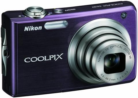 Nikon Coolpix S630 12MP מצלמה דיגיטלית עם זום צמצום רטט אופטי 7x ו -2.7 אינץ 'LCD