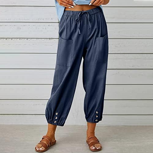 מכנסי נשים רחבים מכנסי מטען כותנה תלבושות קפרי תלבושות אישה מכנסי עבודה של נשים עלייה נמוכה Y2K מכנסיים