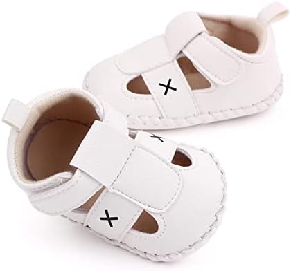 נעלי קיץ לתינוק סנדלים לתינוק למשך 0-18 חודשים, קל ללבוש נעליים קלות יחידות רכות